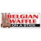 Signmission BELGIAN WAFFLE ON A STICK BANNER SIGN lolly waffle dough sweets fudge puppies B-Belgian Waffle On A Stick - alternate 1